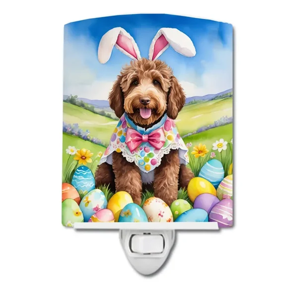 Labradoodle Ceramic Night Light