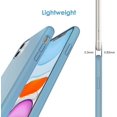 thumbnail image 5 of Funda de Silicona para iPhone 11 (2019) de 6,1 Pulgadas, Funda Protectora de Cuerpo Completo con Tacto Suave y Sedoso, Funda a Prueba de Golpes con Forro de Microfibra, Aciano, 5 of 5