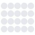 thumbnail image 1 of Unique Bargains 5' Round Floor Sticker Classroom Spot Marker Adhesive Waterproof Vinyl Line Up Sign White 20 Pack, 1 of 7