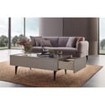 thumbnail image 4 of Enza Home Linz Engineered Wood & Metal Coffee Table in Beige/Black, 4 of 7
