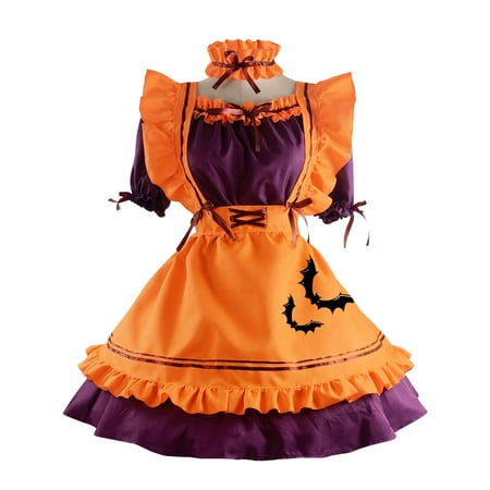 

Wedding Guest Dresses for Women Summer Bat Costume Cat Girl Lolita Anime Cute Soft Girl Clothes Corset Lace Contrast Girls Black Gothic Dress