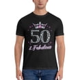 thumbnail image 3 of 50 And Fabulous Men'S Basic Short Sleeve T-Shirt Black 6x-Large, 3 of 5