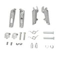 thumbnail image 2 of Foot Pegs, Exquisite Craftsmanship Strong Grip Rough  Front and Rear Motorcycle Foot Pegs Circlips Slip   for Motorbike, 2 of 8
