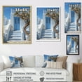 thumbnail image 4 of Designart "Greece Cycladic euphony I" Cityscapes Floater Framed Canvas Print, 4 of 7