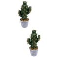 thumbnail image 6 of TINKSKY Artificial Succulent Cactus Plants Fake Faux Bonsai Model Plant Decor Desktop Adornments Greenery Ornaments Imitation, 6 of 6
