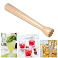 thumbnail image 2 of Tizuqe Beechwood Drink Muddler Wooden Masher Crusher Cocktail Damper Bar Tool Ice Hammer Barware, 2 of 11