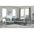 thumbnail image 6 of Divani Casa Nash Adjustable Backrest Modern Fabric Sectional Sofa in Gray, 6 of 6