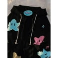 thumbnail image 3 of Caoirhny Women Hoodie, Long Sleeve Hooded Stars Sweatshirt Jacket Outwear with Pockets for Street Casual, 3 of 4