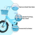 thumbnail image 4 of Front Basket Bowknot Bike Shopping Holder for Children Kids Blue, 4 of 7