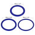 thumbnail image 2 of Unique Bargains 4cm 6mm 8.5cm Plastic Carnival Ringtoss Rings Game Hoop, Blue 18 Pack, 2 of 5