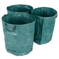 thumbnail image 4 of Garden Trash Bag3Pcs Large Capacity Garden Leaf Collection Container Garden Waste Container Extended Durability, 4 of 5