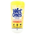 thumbnail image 3 of Wet Ones Antibacterial Hand Wipes Canister. Fresh and Hypoallergenic. Tropical Splash Scent. 40 Wipes. Pack of 3, 3 of 4