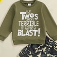thumbnail image 4 of Toddler Baby Boy Fall Clothes Long Sleeve Pullover Sweatshirt Tops Joggers Pants Set Fall Winter Outfits,Cozy 6-12 Months 12-24 Months 2T 3T 4T 5T 6T 7T 8T 9T Children 2-3 Years, 4 of 4