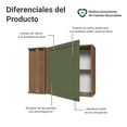 thumbnail image 3 of Alacena Gabinete Superior Cocina Madesa Vik 94cm MV, 3 of 5