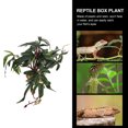 thumbnail image 3 of WEUVEB Artificial Green Reptile Plant for Tank Decoration Resin Plastic Material Lifelike Design, 3 of 6