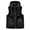 Black, variant on Lovskoo Mens Vest Outdoor Workout Lightweight Sleeveless Work Jacket Hiking Travel Breathable Outerwear with Multiple Pockets