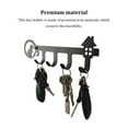 thumbnail image 4 of Key Holder Door Hanger Storage Hook Decorations Handily Install Household Accessories Decorative Wall-mounted Rack, 4 of 10