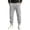 Light Gray, variant on LWavelet Mens Sweatpants with Pockets Drawstring Elastic Waist Solid Color Jogger Pants Slim Fit Casual Long Pants Trousers