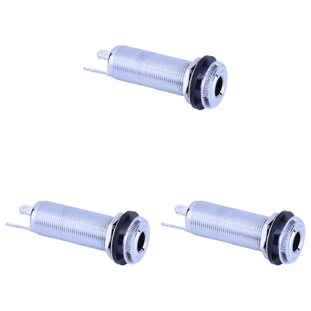 Pinza de cilindro, clavija final, panel mono, conector de salida para guitarra eléctrica
