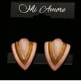 thumbnail image 3 of Mi Amore Clip-On-Earrings Gold-Tone/Pink, 3 of 3