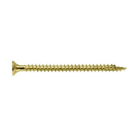 

Simpson SDCF22434-R50 Strong-Drive® SDCF TIMBER-CF Screw — 0.23 in. x 4-3/4 in. T40 Yellow Zinc (50-Qty)