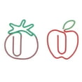 thumbnail image 1 of Office Paper Clips100pcs Paper Clips Increased Tomato Paper Clips Cute Paper Clips Sleek Aesthetic, 1 of 8