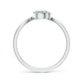 thumbnail image 2 of ANGARA Natural 0.4 Ct. Diamond Solitaire Ring in Sterling Silver for Women (Ring Size: 11.5), 2 of 10