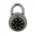 thumbnail image 2 of 3X Master Coded Lock 50mm with Round Fixed Dial Combination Padlock,3 x Combination Padlock,black & silver, 2 of 6