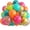 Blue Orange Pink, variant on Metallic Blue Purple Teal Black Confetti Latex Helium Galaxy Balloons for Outer Space Astronaut Gamer Kpop Boys Mens Birthday Wedding Party Decorations