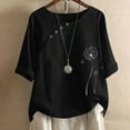 thumbnail image 2 of Women Blouses Elegant Casual XL Plus Size Shirts With Built In Bra Buy Again My Orders Clearance Deals, 2 of 3