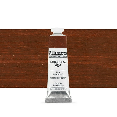 UPC: 0877463001383 | Williamsburg Handmade Oil Paint 37 ml Italian Terra Rosa