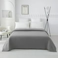 thumbnail image 1 of Mainstays Microfleece Blanket Gray T, 1 of 8