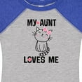 thumbnail image 4 of Inktastic My Aunt Loves Me Kitty Girls Baby Bodysuit, 4 of 5