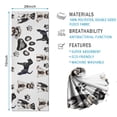 thumbnail image 2 of Schnauzer Dogs Hot Yoga Mat Towel Non Slip for Hot Yoga - Quick-Drying Yoga Mat Cover with 4 Corner Pockets with Travel Bag - Hot Yoga Towel Non Slip 74"x26", 2 of 6