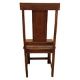 thumbnail image 4 of Moti Benedict 18" Farmhouse Solid Wood Dining Chair in Medium Brown (Set of 2), 4 of 6