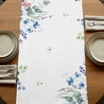 thumbnail image 5 of Table Runners 70 Inches Long Dress Scarves, Bunny Easter Farmhouse Coffee/Dining/Kitchen Table Decor, Holiday Table Runner, Eucalyptus Leaves Spring Floral Eggs Weeping 13x70 Inch, 5 of 9