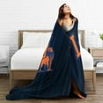thumbnail image 5 of Langston University Fleece Blanket, Very Soft Microfiber Flannel Blanket for Couch Warm and Cozy for All Seasons, 5 of 6