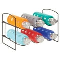 thumbnail image 5 of mDesign Collapsible Metal Water Bottle, Wine Rack Holder, 6 Bottles - Bronze, 5 of 7