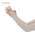 thumbnail image 4 of Greeniant 1 par de calentadores de mangas de brazo, manga deportiva, protección solar UV, cubierta de mano, calentador de refrigeración, correr, pescar, Ciclismo color Greeniant OD001589-07, 4 of 6