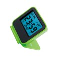 thumbnail image 2 of Kenally Reloj despertador de con luz nocturna, reloj de viaje, reloj plegable, indicador de temperatura y fecha Artesanía Verde, 2 of 6