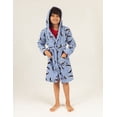 thumbnail image 3 of Bata infantil de felpa con capucha y pingüino para niños y niñas, 3 of 7