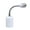 20cm, variant on lanema Ceramic E27 Bulb Socket Extender With Full Rotation Metal Base Heat Tolerance
