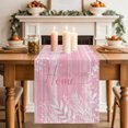 thumbnail image 2 of Table Runners 70 Inches Long Dress Scarves, Vintage Blush Pink Farmhouse Coffee/Dining/Kitchen Table Decor, Holiday Table Runner, Farmhouse Florals Leaf Coastal Home 13x70 Inch, 2 of 9