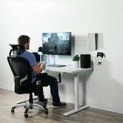 VIVO Black Steel Wall Mount Designed for PS5 Console, 2 Controller Mounts
