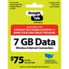 Straight Talk Wireless 7GB Data 60 Day Mobile Hotspot Airtime Card