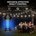 thumbnail image 5 of AENKYO Bug Zapper Outdoor Waterproof - 4200V High Power Electric Mosquito Killer for Garden, Patio, Backyard, Insect Zapper for Home Use (Black), 5 of 10