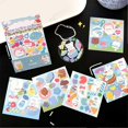 thumbnail image 2 of 10 Sheet Cute Animal Stickers Holographic Film Self Adhesive Cartoon Animal Stickers for Scrapbooking, 2 of 3