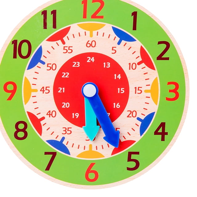 Tocadiscos Reloj de madera Montessori para niños Likrtyny juguete educativo libre de BPA