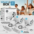 thumbnail image 2 of 5.25’’ Waterproof Rated Off-Road Speakers - 2-Way Marine Box Speaker System (White), 2 of 7