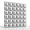 A01 - Metallic Silver-36PCS, variant on 36metallic Square Foil Balloons Walldrop
